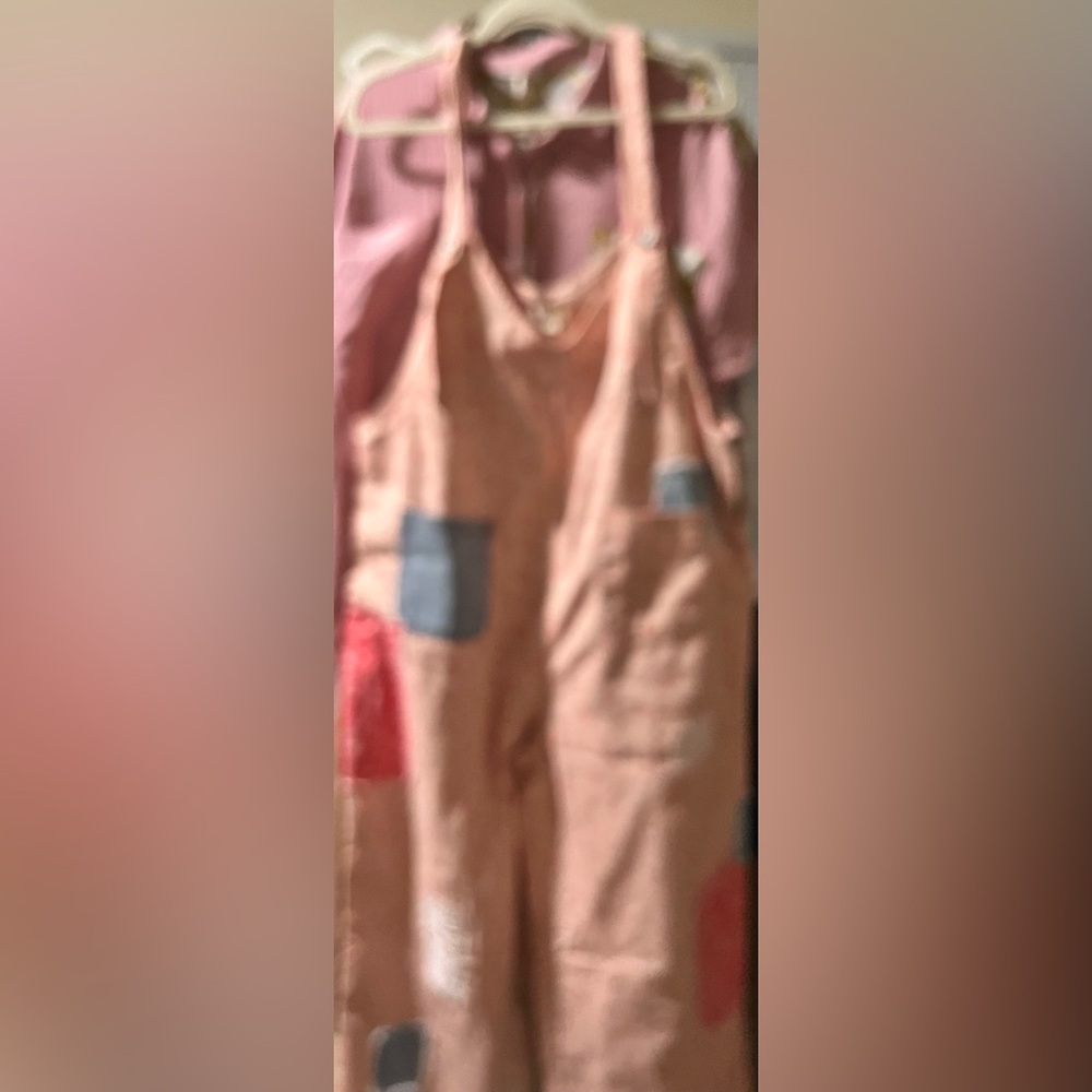 POL NEW Floral Patchwork Overalls/Jumpsuit